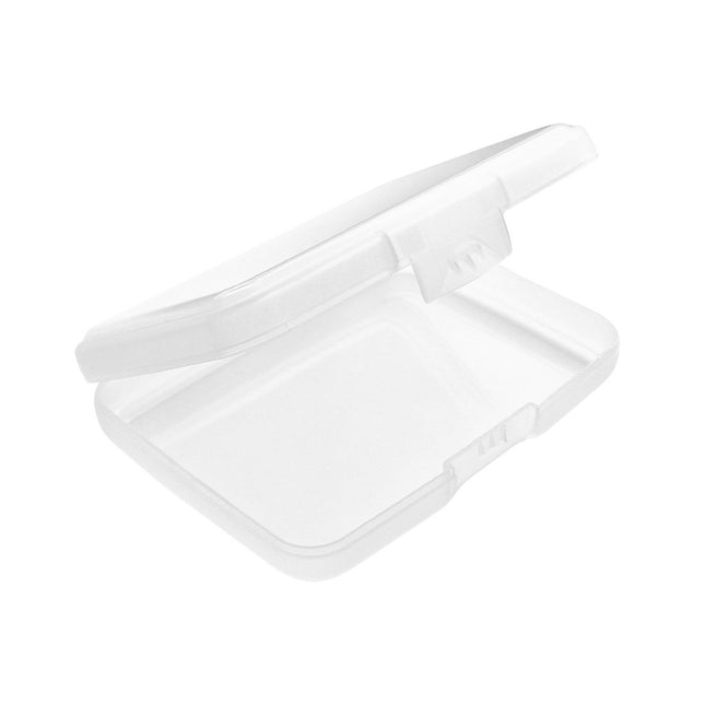 Boîte de rangement transparent pour badge nominatif - 97 x 72 mm - par pièce