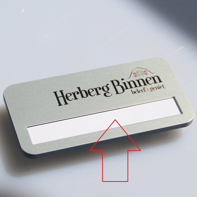 Étiquette vierge pour badge nominatif Badgemaster - par feuille