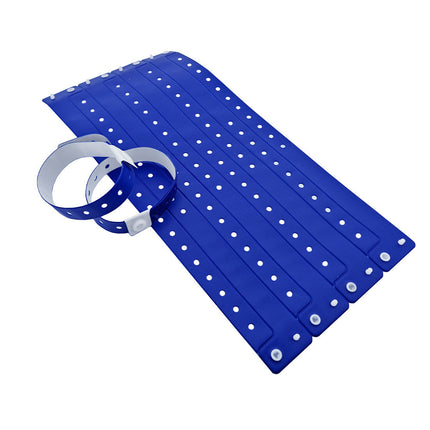 Bracelets en vinyle vierge - 100 bracelets - 335 x 12 mm