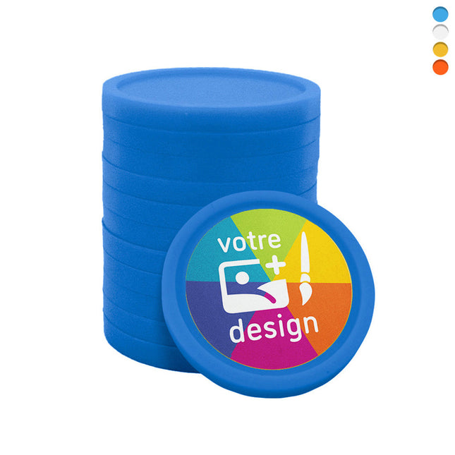 Jetons monnayeur personnalisés format 0,50 € - 100 pièces