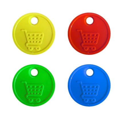 Jetons caddie personnalisés format 0,50 € - 100 pièces