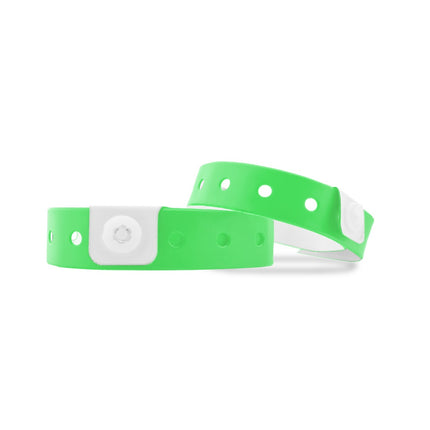 Bracelets en vinyle vierge - 100 bracelets - 335 x 12 mm