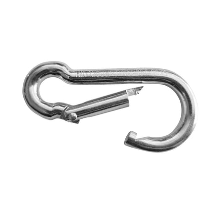 Mousqueton argenté - acier galvanisé - 60 x 39 mm - par pièce