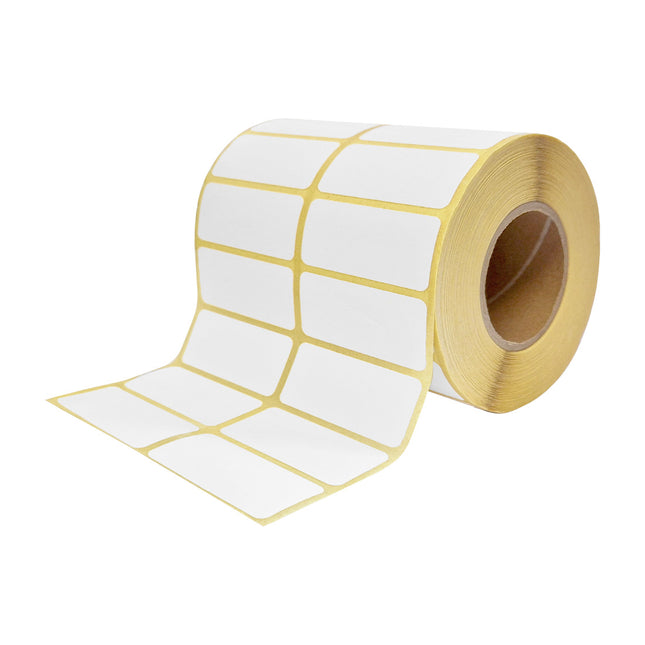 Étiquettes adhésives PEHD - 50 x 25 mm - 2500 étiquettes sur rouleau