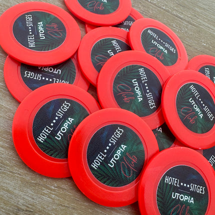 Jetons personnalisés -  Ø40 mm - 100 pièces