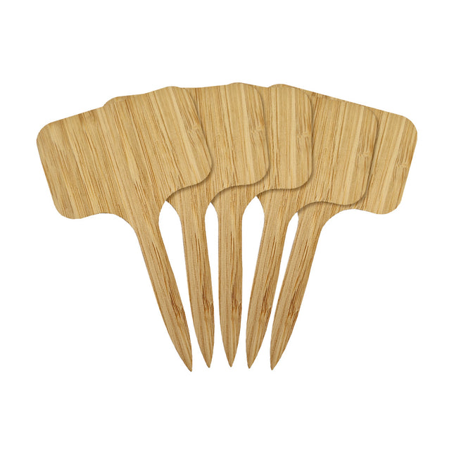 Étiquettes à piquer bambou - 100 x 60 mm - 100 étiquettes