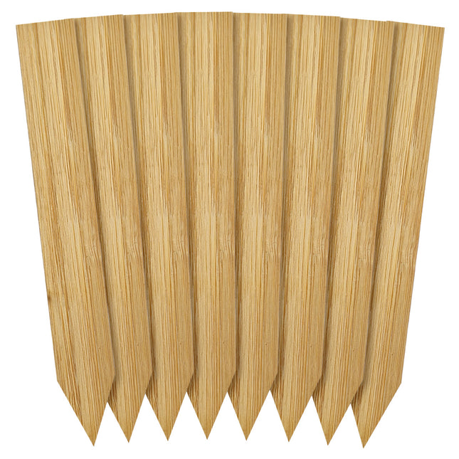 Étiquettes à piquer bambou - 150 x 20 mm - 100 étiquettes