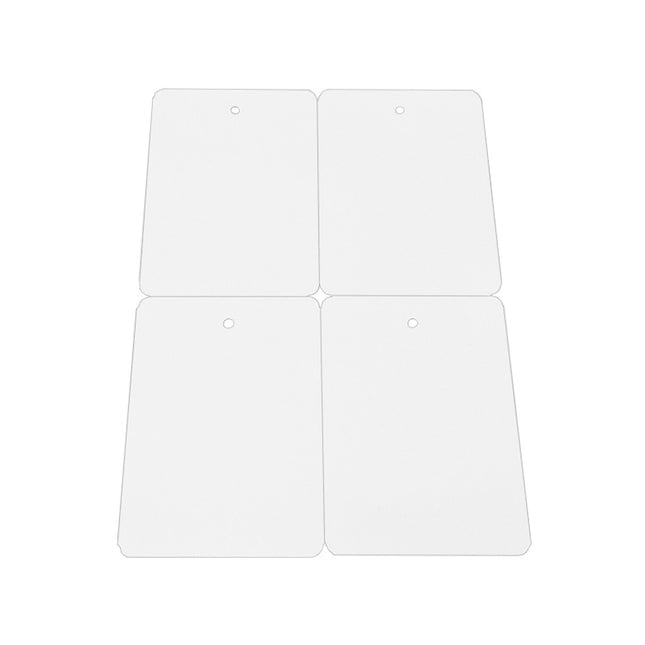 Étiquettes à suspendre blanches PET - 148,5 x 105 mm - 400 étiquettes