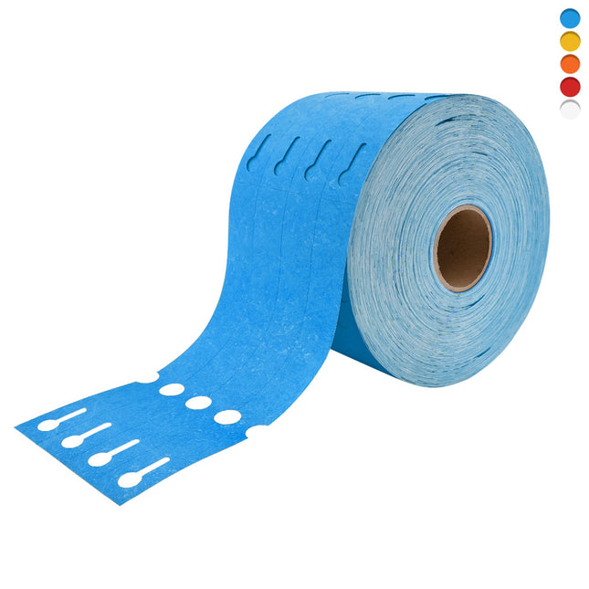 Étiquettes à boucle Tyvek - 250 x 25 mm - 1500 étiquettes sur rouleau