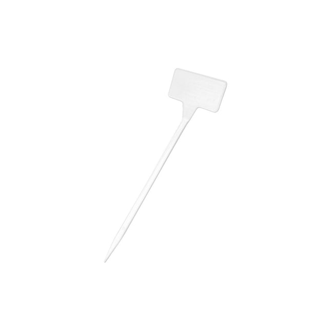 Étiquettes à planter inclinées plastique - 300 x 90 mm - 10 étiquettes