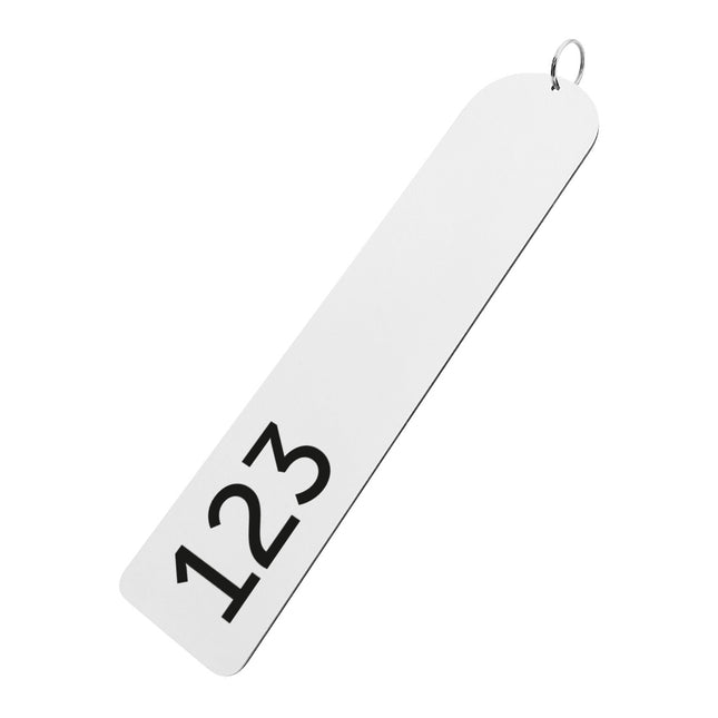 Porte-clés numéroté XXL - 300 x 60 mm  - par pièce