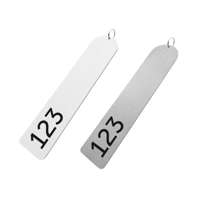 Porte-clés numéroté XXL - 300 x 60 mm  - par pièce