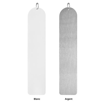 Porte-clés numéroté avec texte et logo XXL - 300 x 60 mm  - par pièce