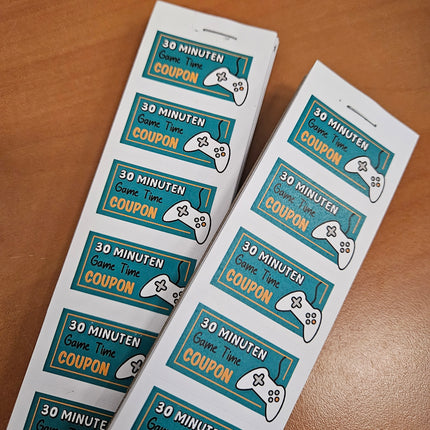 Carnet de tickets à personnaliser en couleur - 1000 tickets