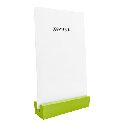 Porte-menu de table bois - 100 x 30 mm - par pièce