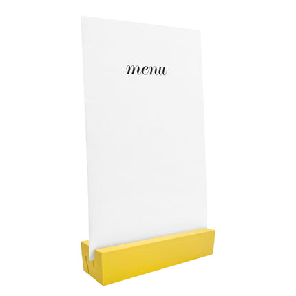 Porte-menu de table bois - 100 x 30 mm - par pièce