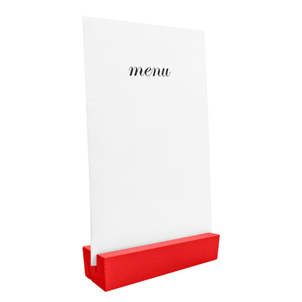 Porte-menu de table bois - 100 x 30 mm - par pièce