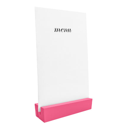 Porte-menu de table bois - 100 x 30 mm - par pièce