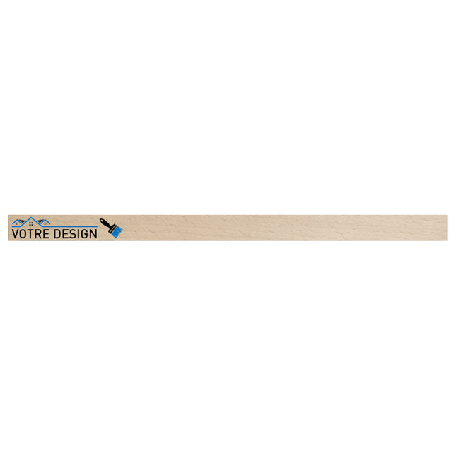 Mélangeur de peinture en bois personnalisé - 258 x 16 mm - 10 pièces