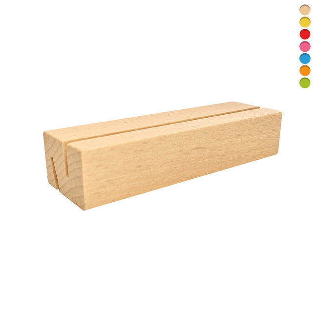 Porte-menu de table bois - 100 x 30 mm - par pièce