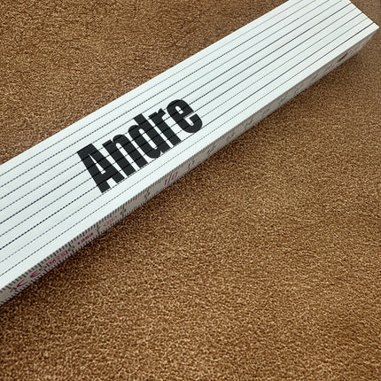 Mètre pliant en bois personnalisé avec nom - 2 m - par pièce