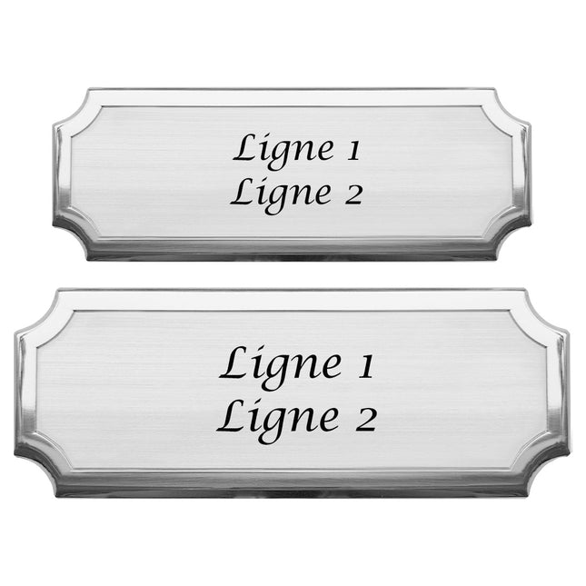 Plaque de porte personnalisée Avelina- aluminium