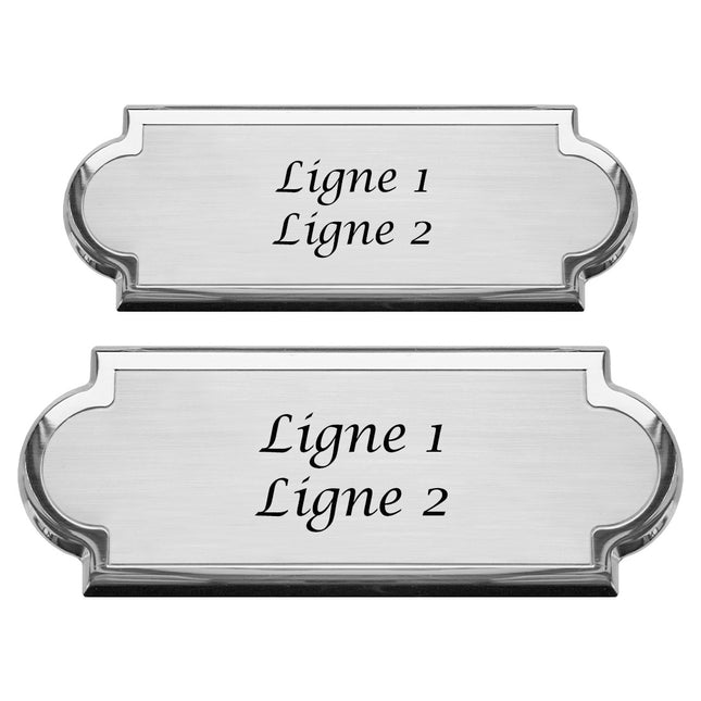 Plaque de porte personnalisée Argentine - aluminium