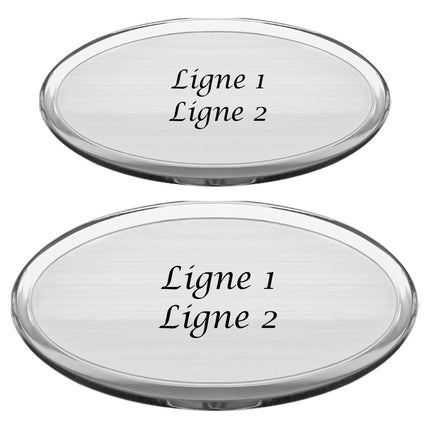 Plaque de porte personnalisée Ariana - aluminium