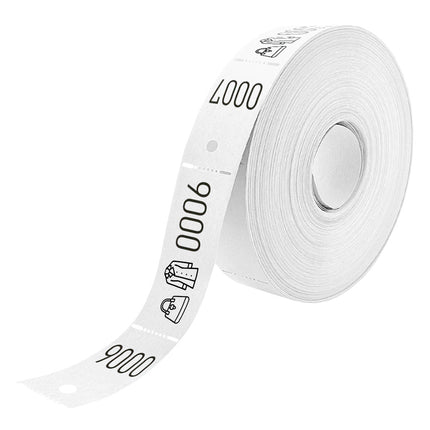 Tickets vestiaire sur rouleau - 500 tickets