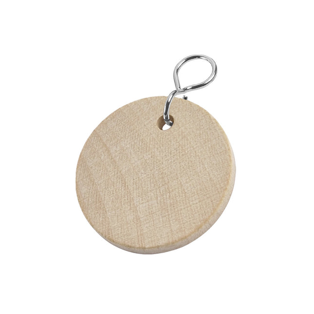 Porte-clés en bois - Ø37 mm - par pièce
