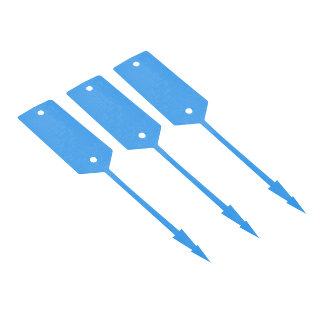 Étiquettes bleues pour garage et atelier - 190 x 37 mm - 500 pièces