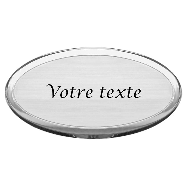 Plaque de porte personnalisée Ariana - aluminium