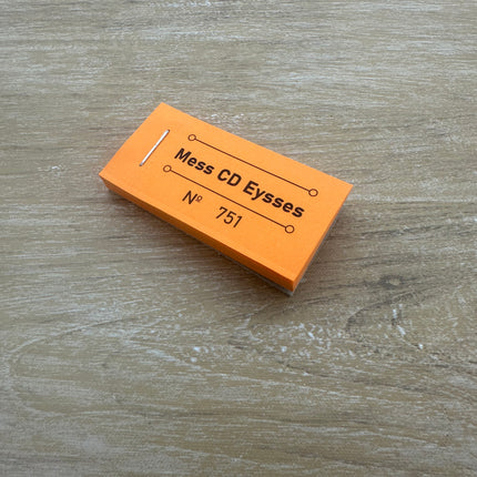 Carnet de tickets avec propre texte - 3150 tickets