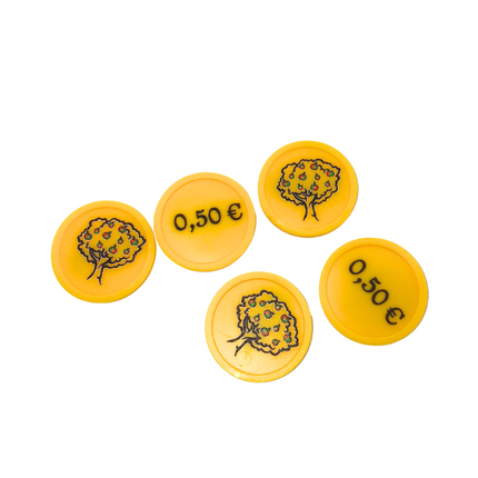 Jetons personnalisés -  Ø23 mm - 100 pièces