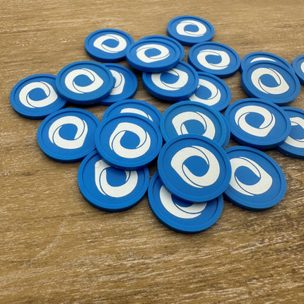Jetons monnayeur personnalisés format 0,50 € - 100 pièces