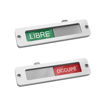 Plaque de porte Libre-Occupé - 100 x 25 mm