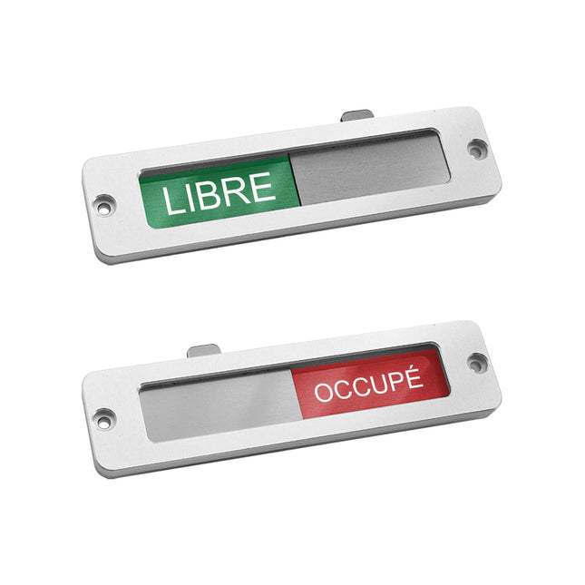 Plaque de porte Libre-Occupé - 100 x 25 mm