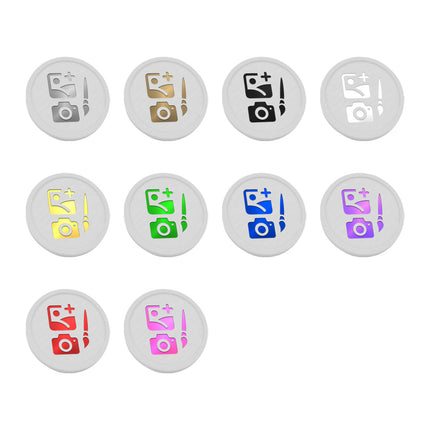 Jetons personnalisés imprimés à la feuille - Ø25 mm - 1000 pièces