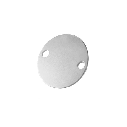 Jeton en aluminium anodisé - avec trous - Ø30 mm - par pièce