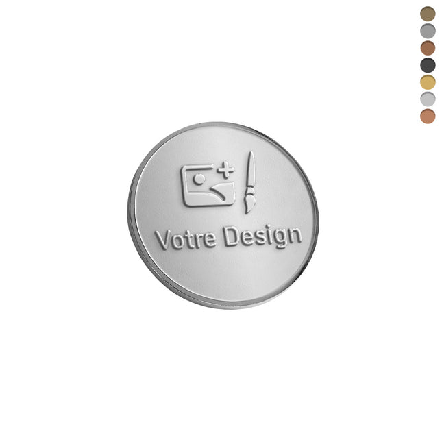 Logo métallique - 25 mm - par pièce