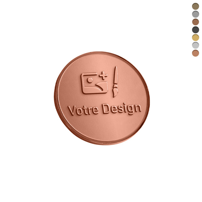 Logo métallique - 30 mm - par pièce