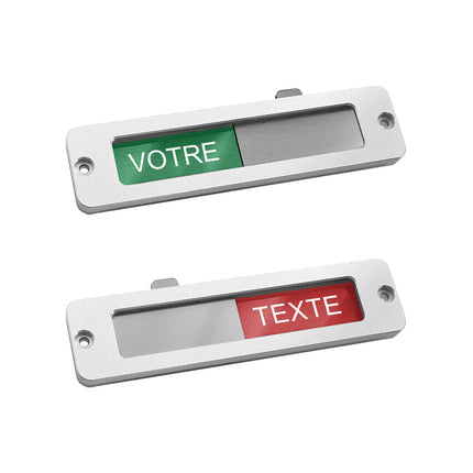 Plaque de porte à personnaliser - 100 x 25 mm