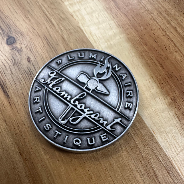 Logo métallique - 40 mm - par pièce