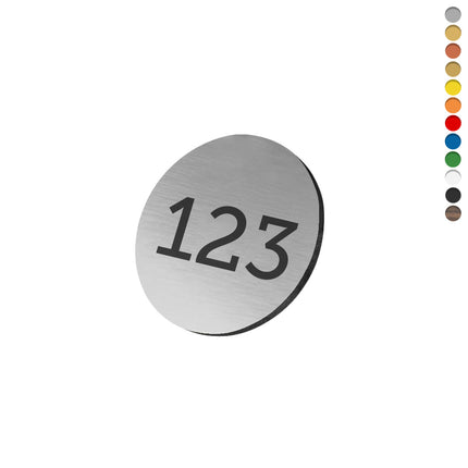 Jeton numéroté acrylique - par pièce