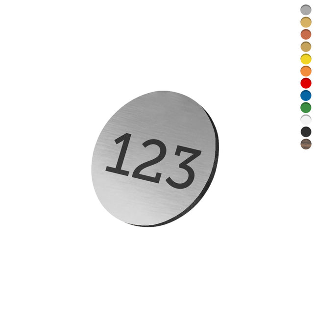 Jeton numéroté acrylique - par pièce