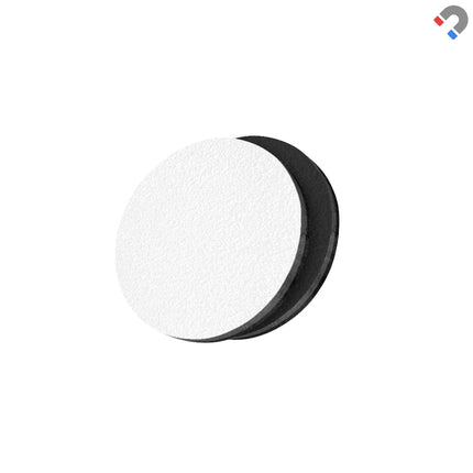 Jeton acrylique blanc - avec ruban magnétique - par pièce