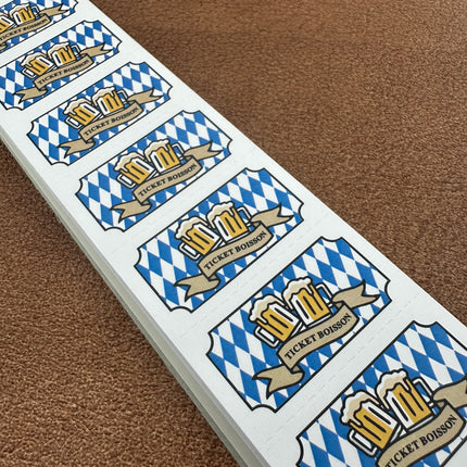 Carnet de tickets boisson fête de la bière - 1000 tickets