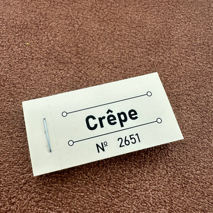 Carnet de tickets crêpe - 50 tickets