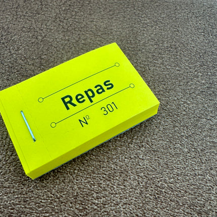 Carnet de tickets repas - 50 tickets