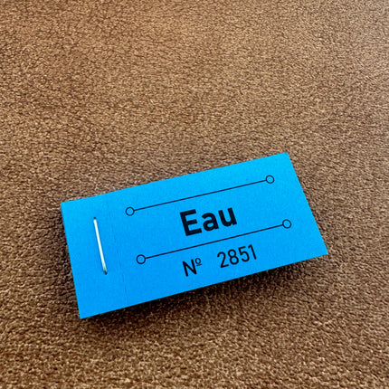 Carnet de tickets eau - 50 tickets